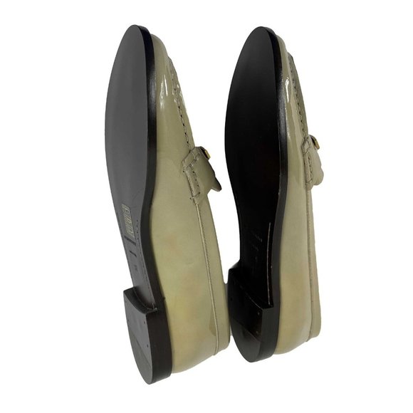 Burberry - Cream Patent Loafer - Cream - 37 / US 7 - Shoes - Picture 9 of 13